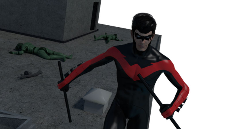 Batman Arkham City Mods - Injustice's Nightwing I 