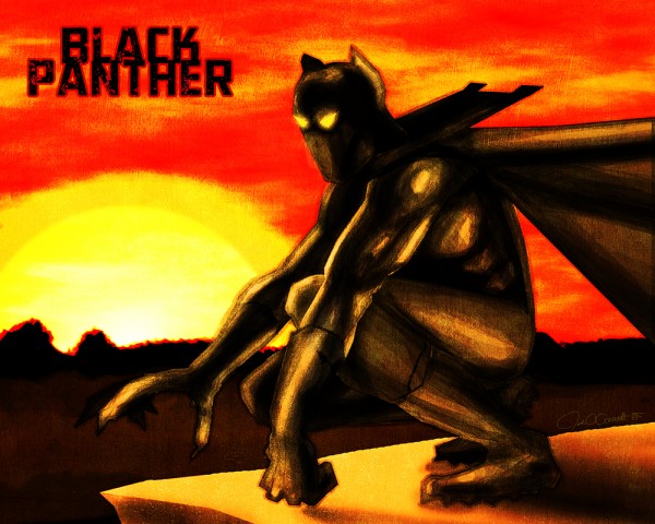 The Black Panther art by John Garrett