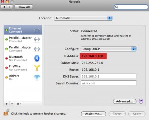 mac system preferences network pane