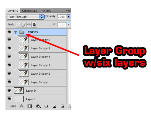 Photoshop Layer Group