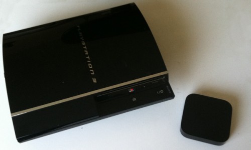 ps3 size compared to apple tv