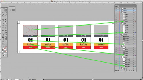 The lefttmost objects are appearing on top of the stacking order in Illustrator