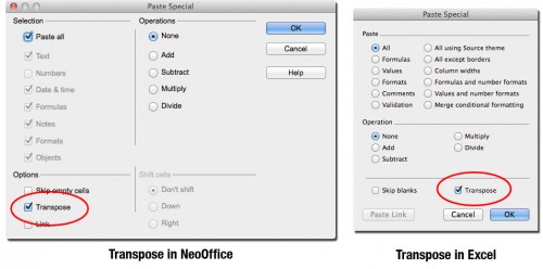 Use the Transpose feature to switch the data from column to row.